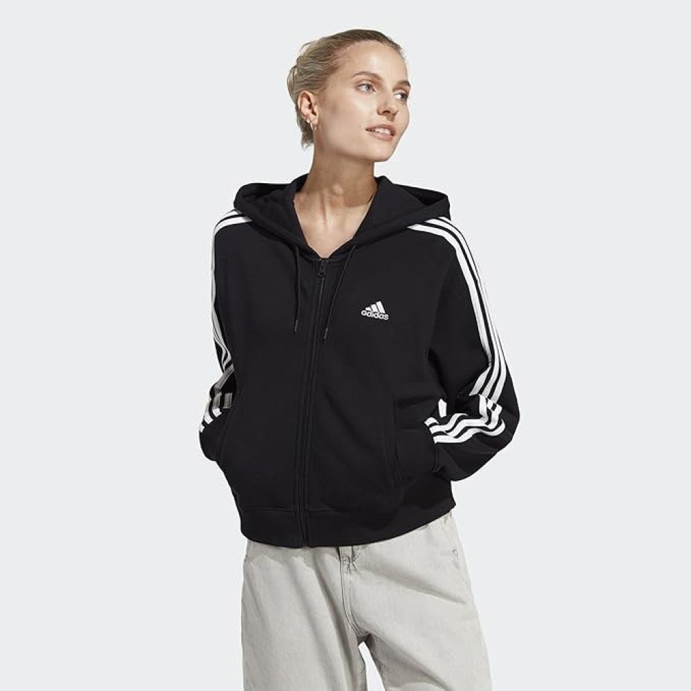 Adidas Woman Essentials 3-Stripes French Terry Bomber Hoodie