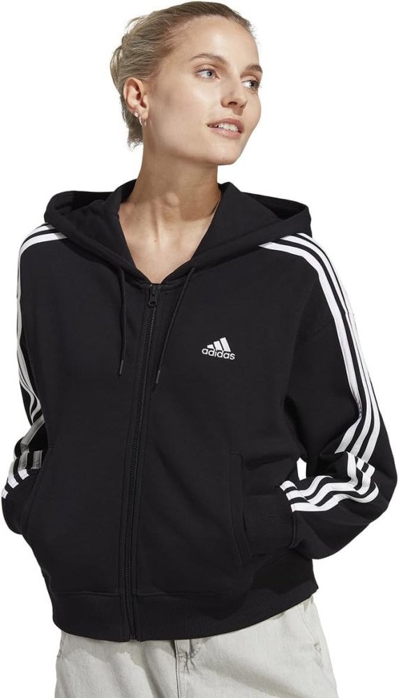 Adidas Woman Essentials 3-Stripes French Terry Bomber Hoodie