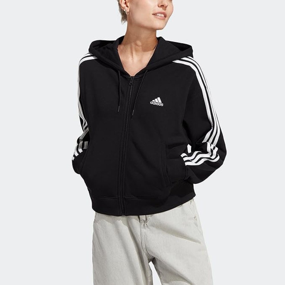 Adidas Woman Essentials 3-Stripes French Terry Bomber Hoodie