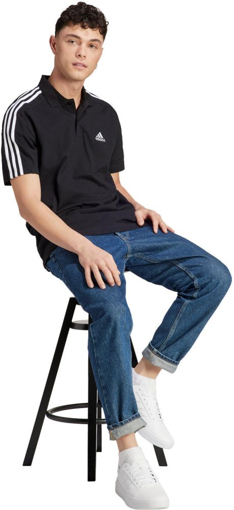 Adidas Polo Shirt Men (IC9310) black-white