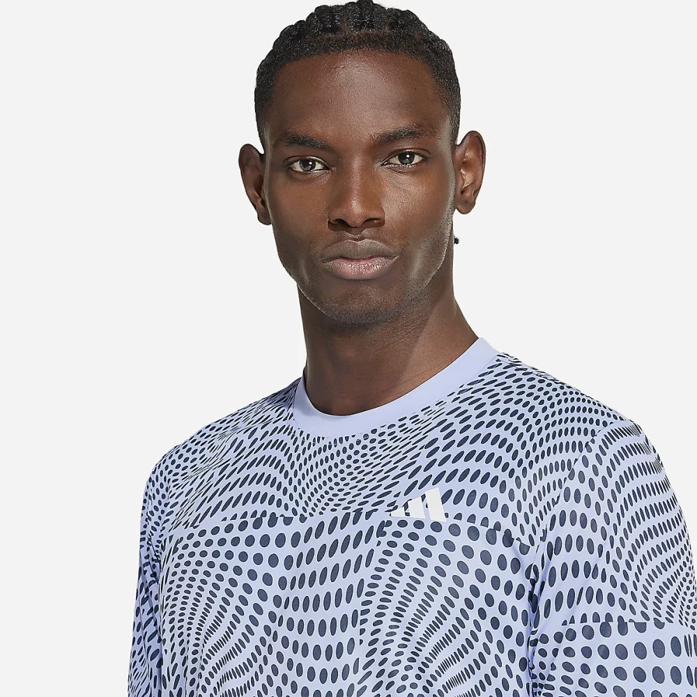 Tee-shirt de tennis homme Graphique Club Bleu