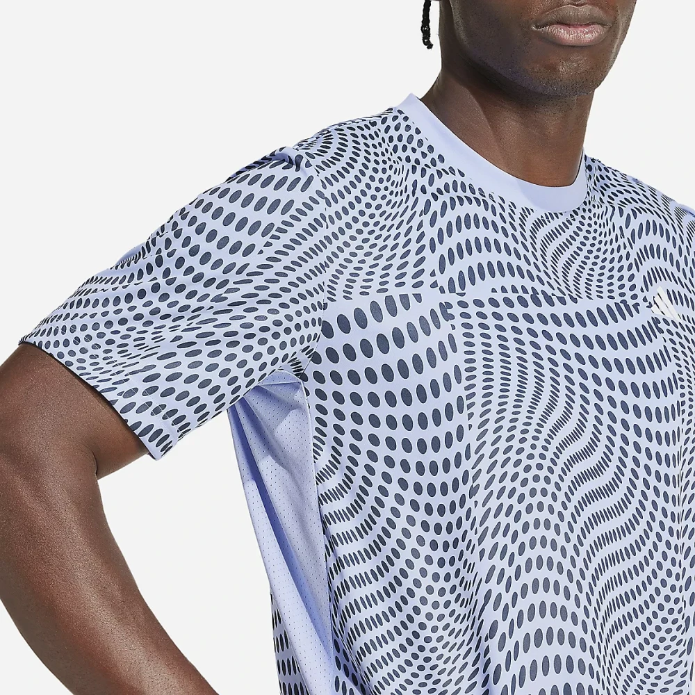 Tee-shirt de tennis homme Graphique Club Bleu