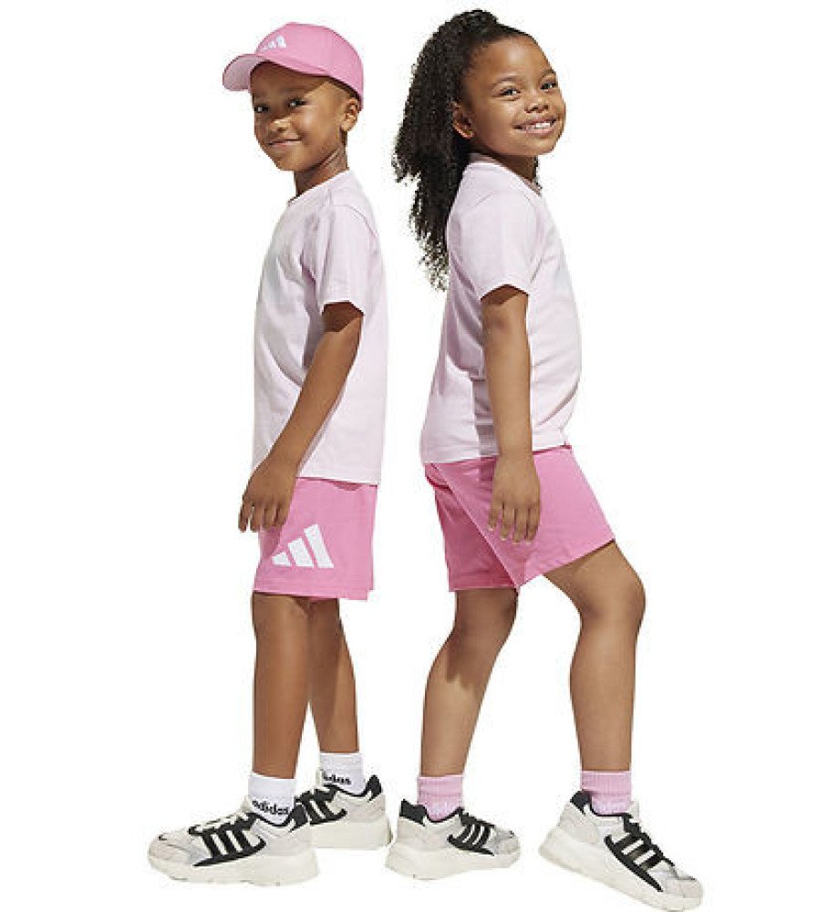 Ensemble adidas Performance - T-Shirt/Short - LK BL - Rose/Blanc