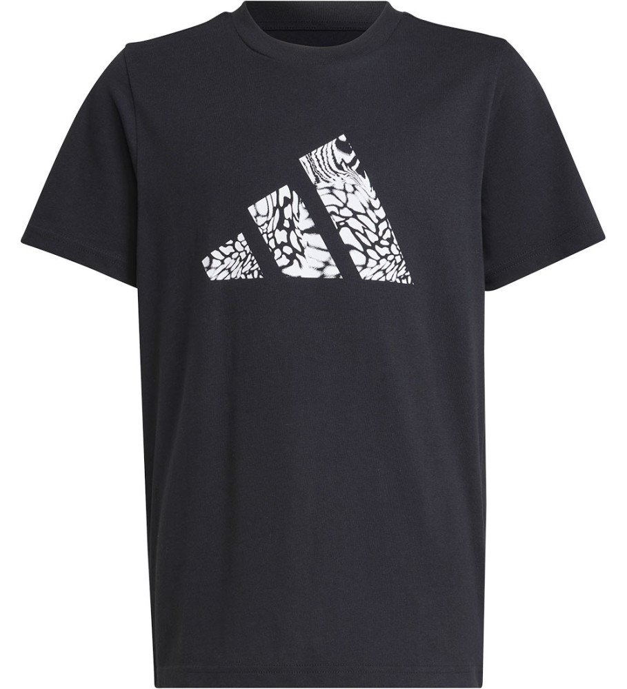 Tee-shirt à manches courtes fille graphique imprimé animal Rose