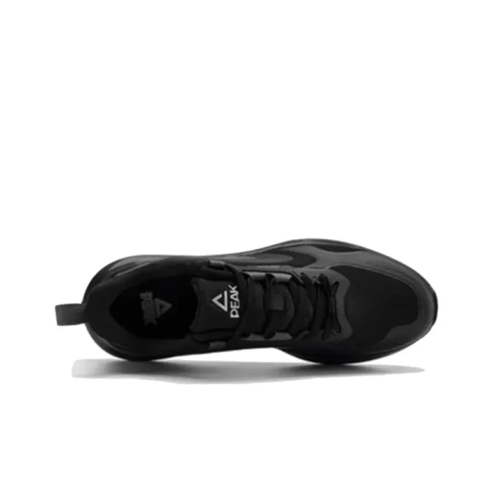 PEAK Cushioning Breathable Low Top Casual Shoes Men's Black Gray