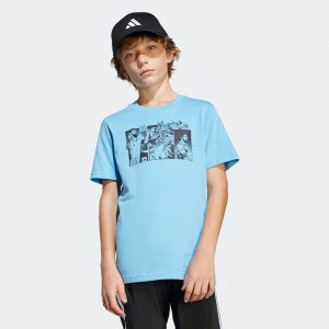 T-shirt à manches courtes pour enfants adidas Y MESSI G T K bleu