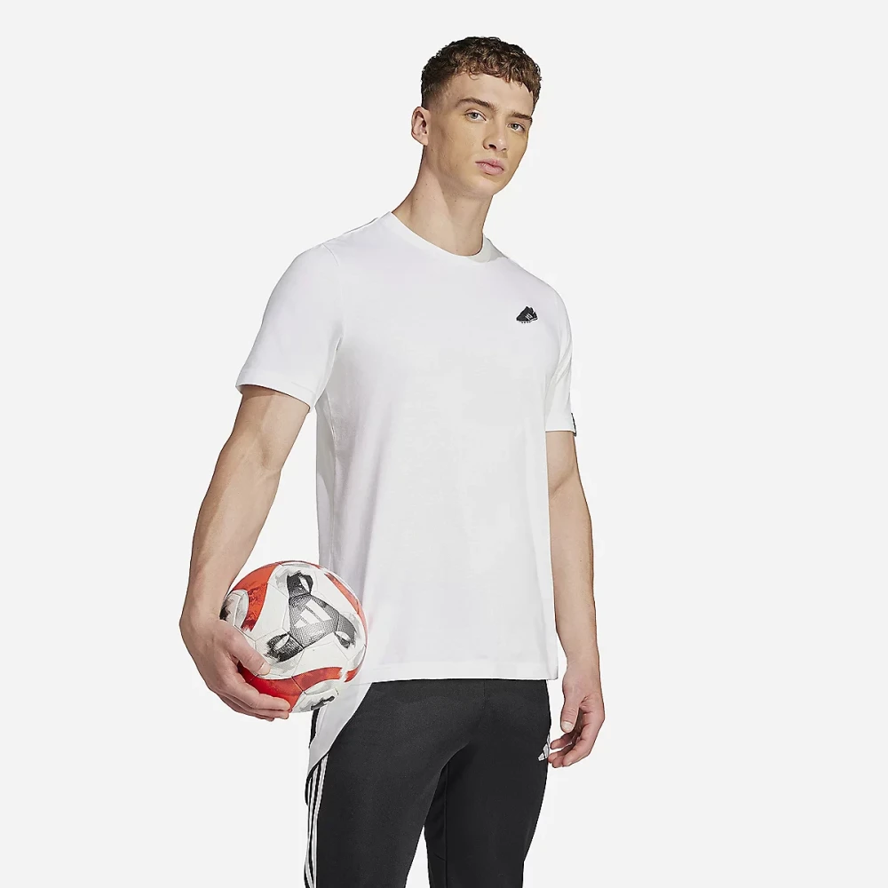 Tee-shirt de football homme graphique Copa Signature Blanc
