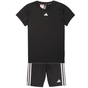 Ensemble ADIDAS JG TR-ES 3S TSE Noir / Blanc
