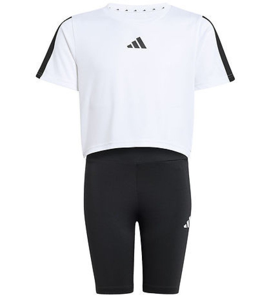 Ensemble de Shorts adidas Performance - JG TR-ES 3S - White/Blanc