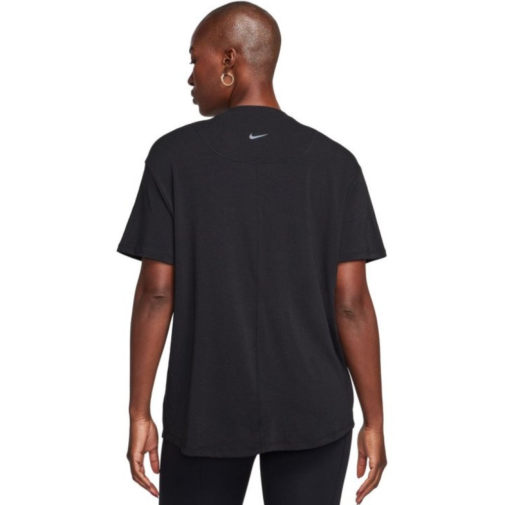 T-Shirt Femme W NK ONE RELAXED DF SS TOP Noir