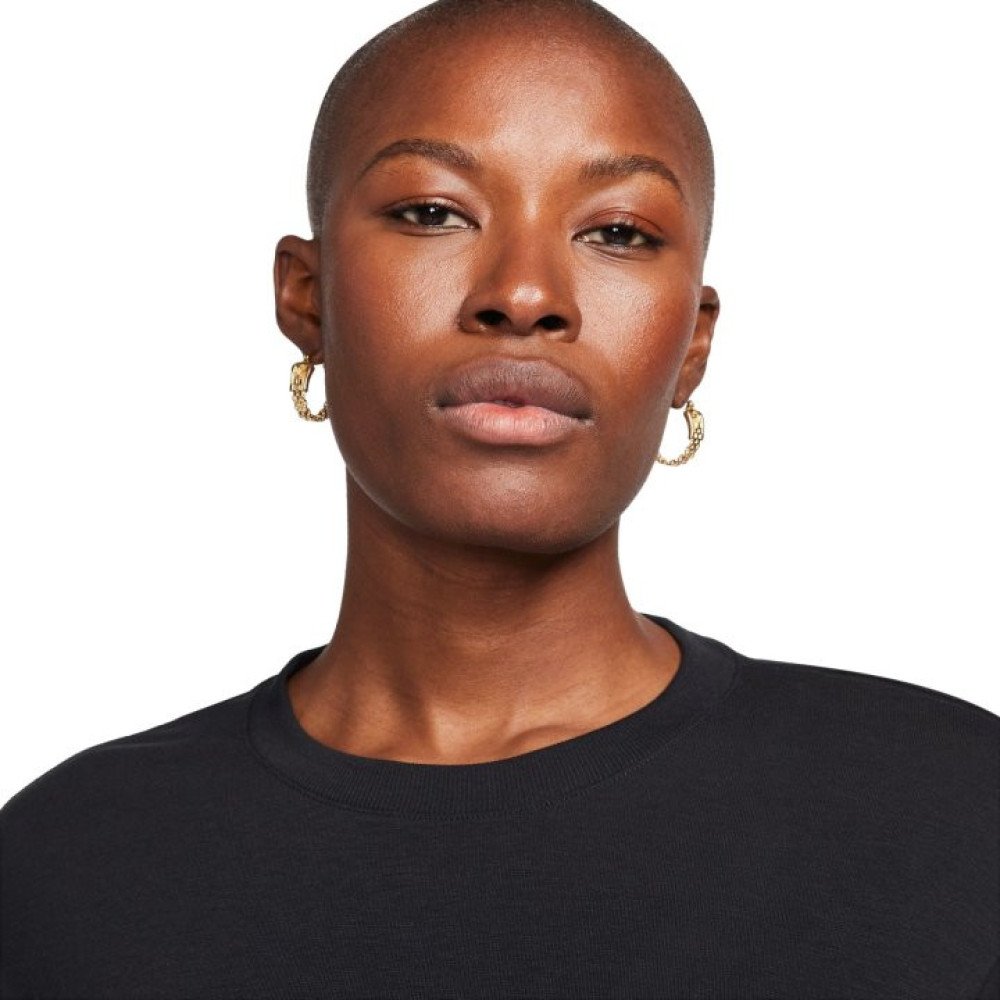 T-Shirt Femme W NK ONE RELAXED DF SS TOP Noir