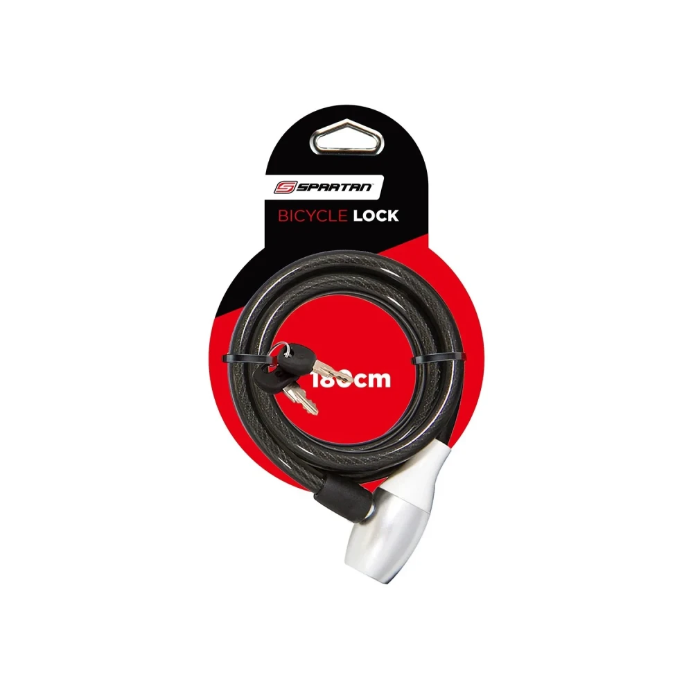 Câble antivol Spartan 180cm Argent