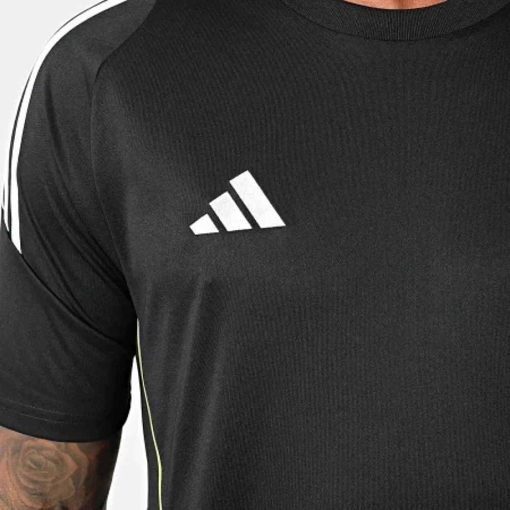 Tee Shirt A Bandes Tiro24 Jersey JW4374 Noir